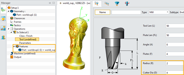 Figure 2   Create a 5X Semi-finishing Operation_副本.png