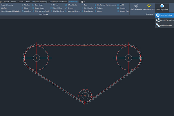 Sprocket/Pulley Design Tool