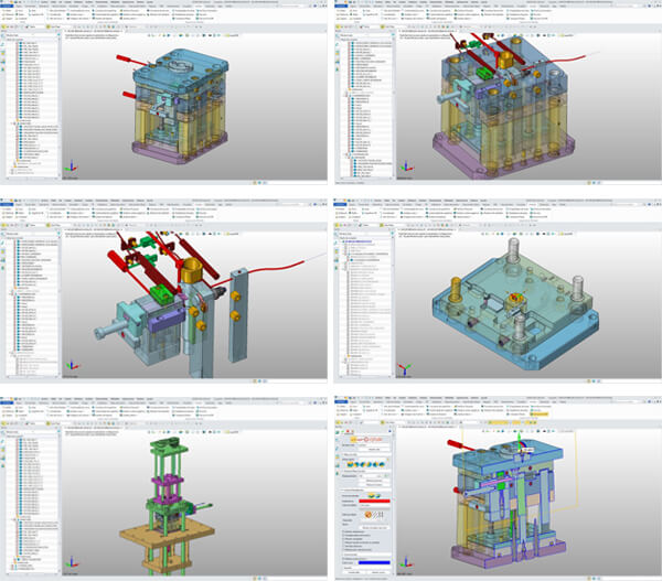 Modelos de moldes de inyección por ultrasonidos creados con ZW3D por Eurecat